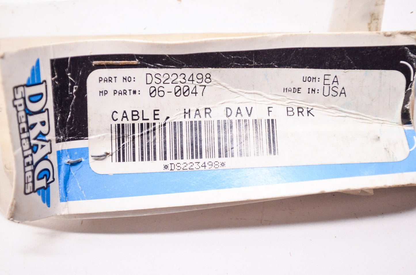 New Drag Specialties Front Brake Cable Harley Davidson NOS