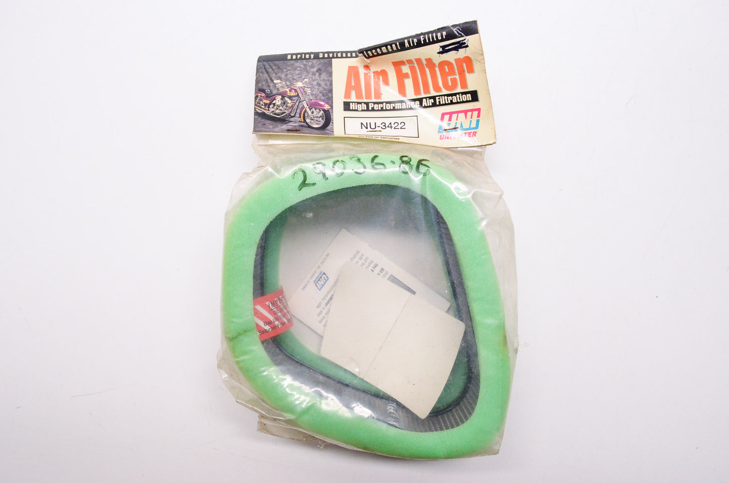 New UNI  High Performance Harley Davidson Replacement Air Filter NOS