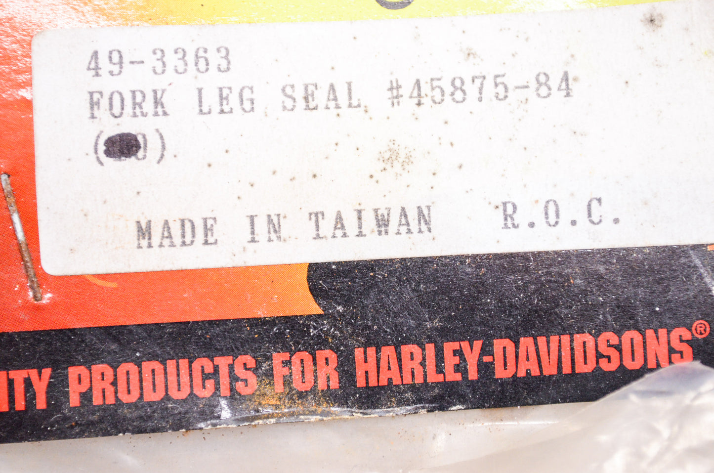 New Aftermarket Fork Leg Seal Harley Davidson Qty 2 NOS