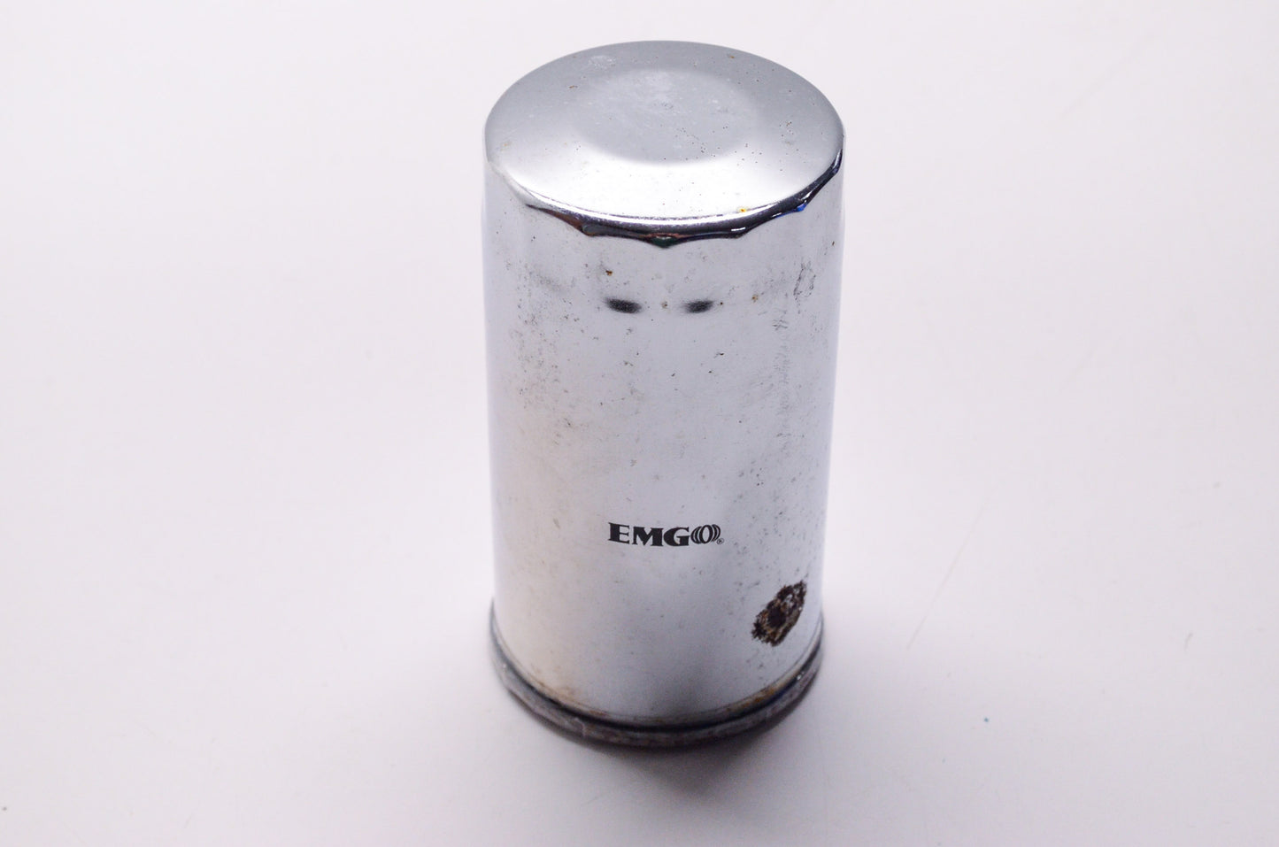 EMGO 10-82420, 63813-90 Chrome Spin On Cartridge Oil Filter Harley Davidson NOS