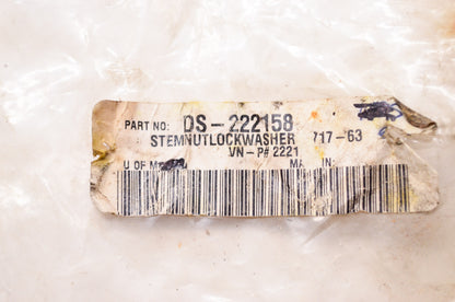 Drag Specialties DS-222158, 2221 Stem Nut Lock Washer Qty 5 NOS
