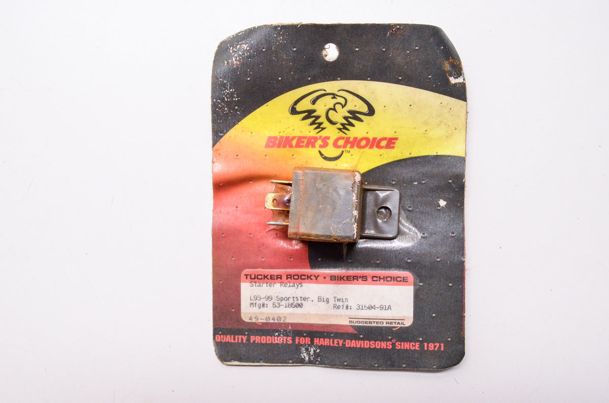 Biker's Choice 49-0402, 53-18500 Starter Relay Harley Davidson Sportster Big Twi