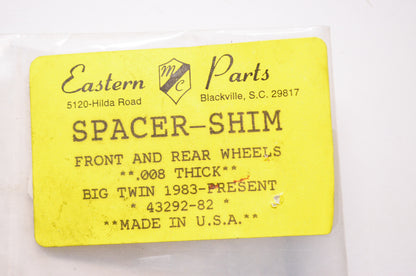 New Eastern Parts Washer Spacer Shim .008 Harley Davidson Big Twin Qty 10 NOS