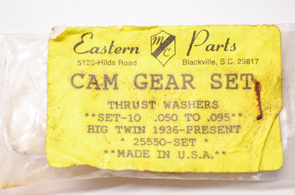 Cam Gear Kit Thrust Washers .050 - .095 Harley Davidson BT Qty 22 NOS