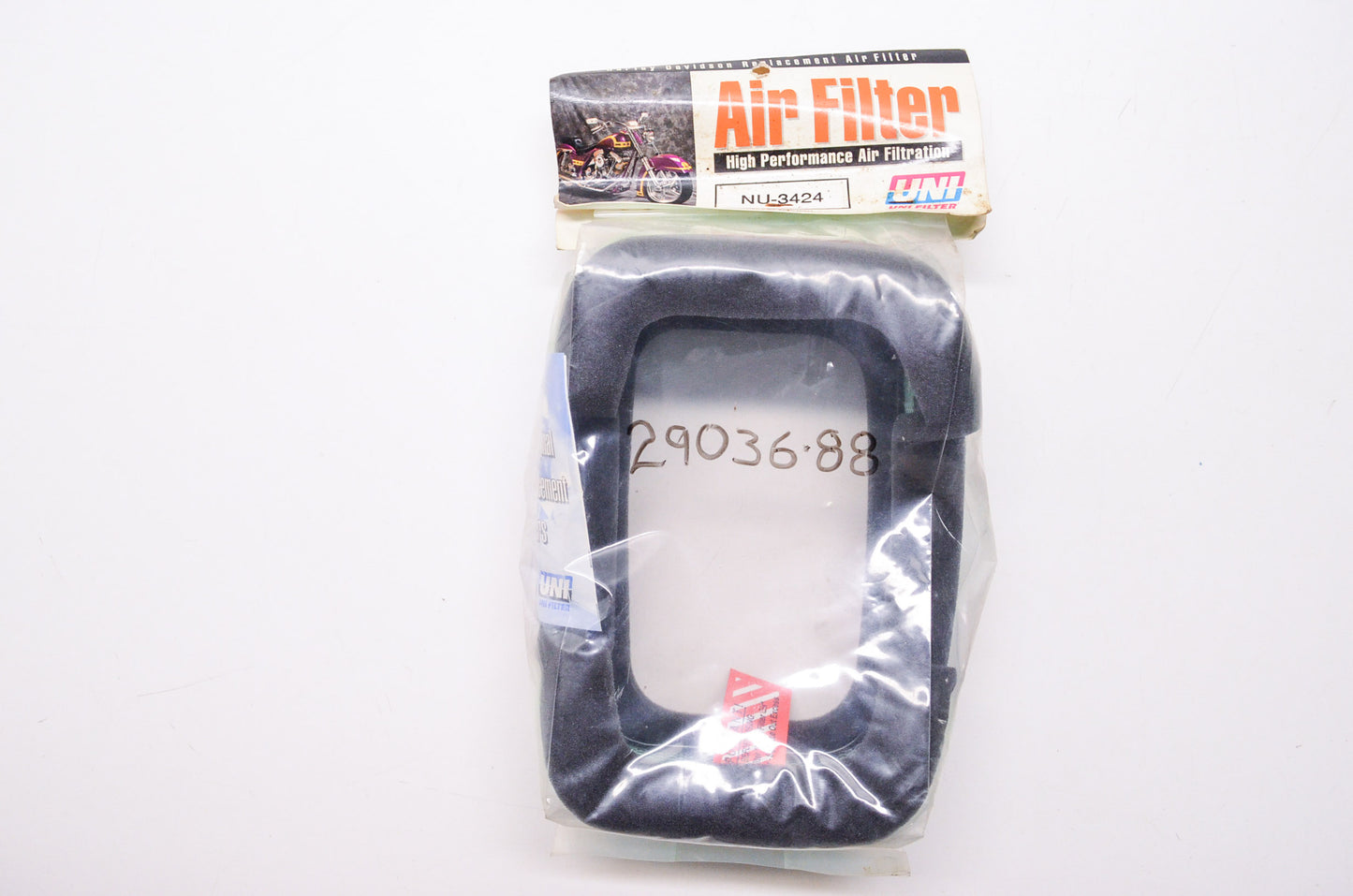 UNI NU-3424, 29036-88 High Performance Harley Davidson Replacement Air Filter NOS