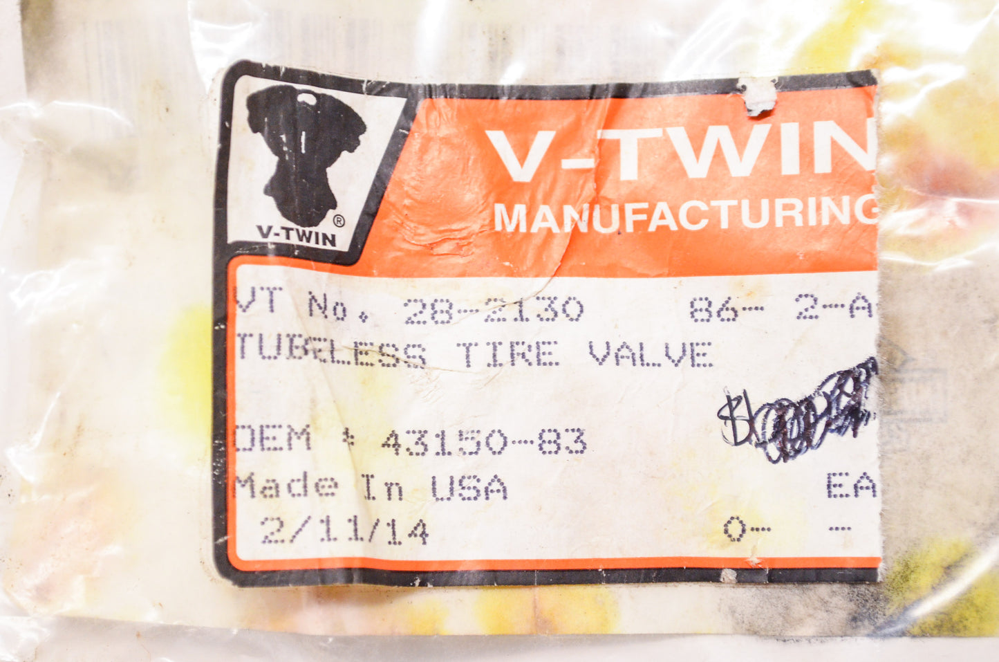 Harley Davidson Tubeless Tire Valve NOS