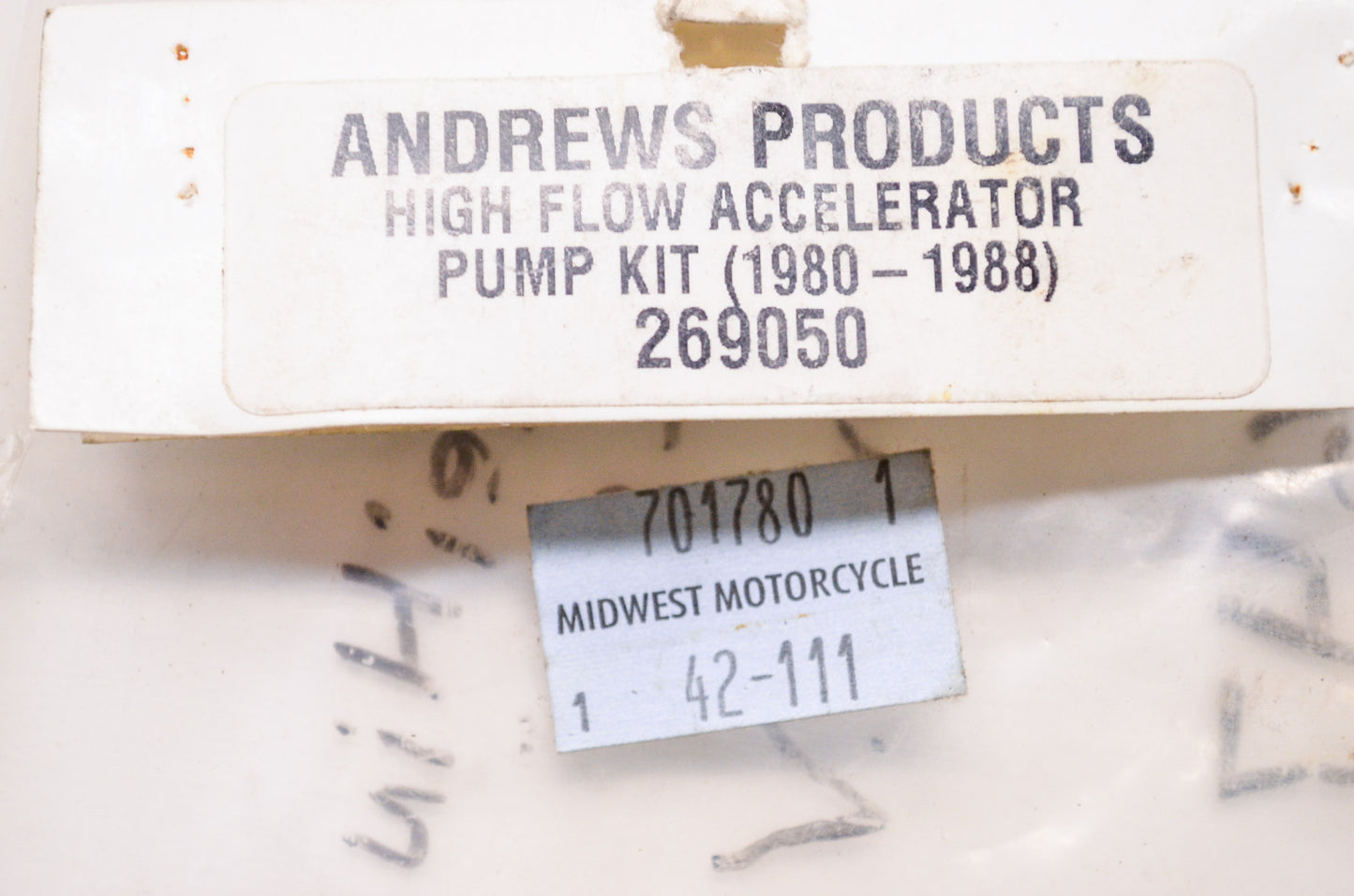 New Andrews Products High Flow Accelerator Pump Kit NOS