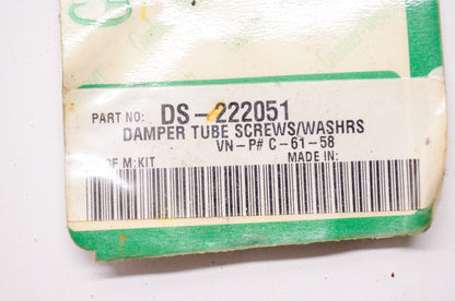 Damper Tube Screw w/ Washer Qty 2 NOS