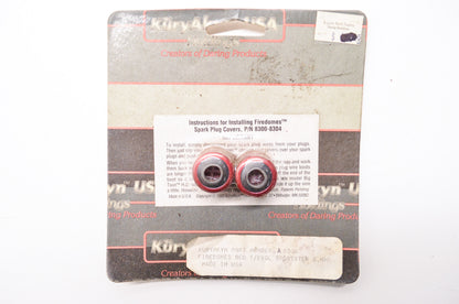 New Kuryakyn Red Firedomes Spark Plug Cover Harley Davidson Sportster Qty 2 NOS