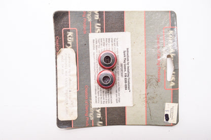 New Kuryakyn Red Firedomes Spark Plug Cover Harley Davidson Sportster Qty 2 NOS