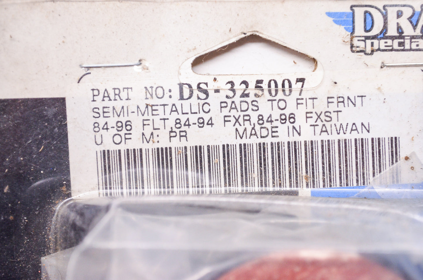 New Drag Specialties Front Semi Metallic Brake Pad Harley Davidson Qty 2 NOS