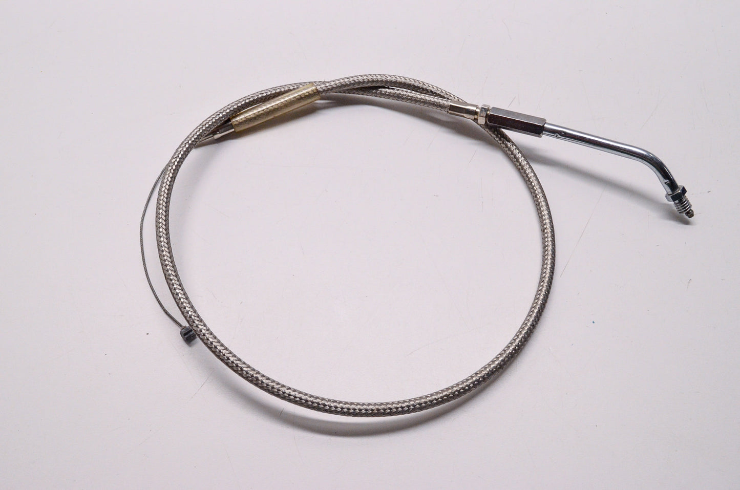 New Aftermarket Braided Motorcycle Control Cable NOS