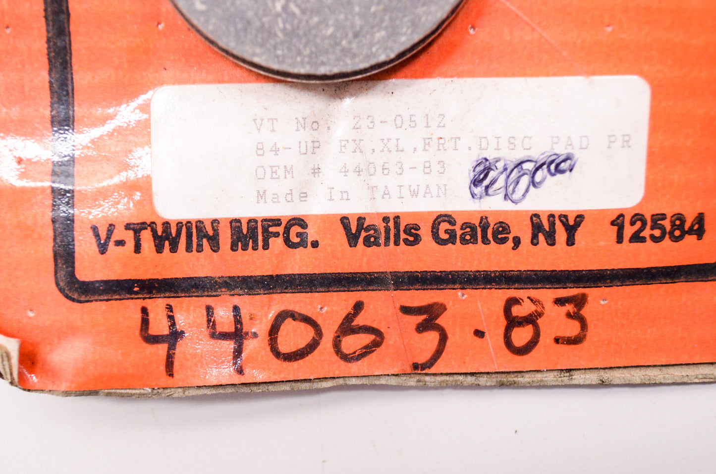 New V-Twin Front Disc Brake Pad Harley Davidson FX XL FRT Qty 2 NOS