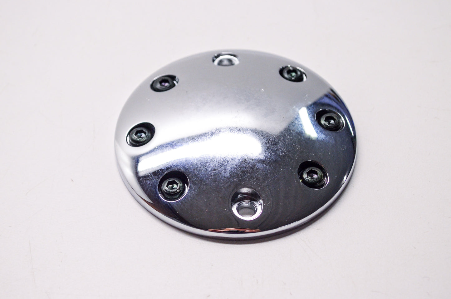 V-Twin 42-0035 Chrome Domed Ignition System Cover Harley Davidson NOS