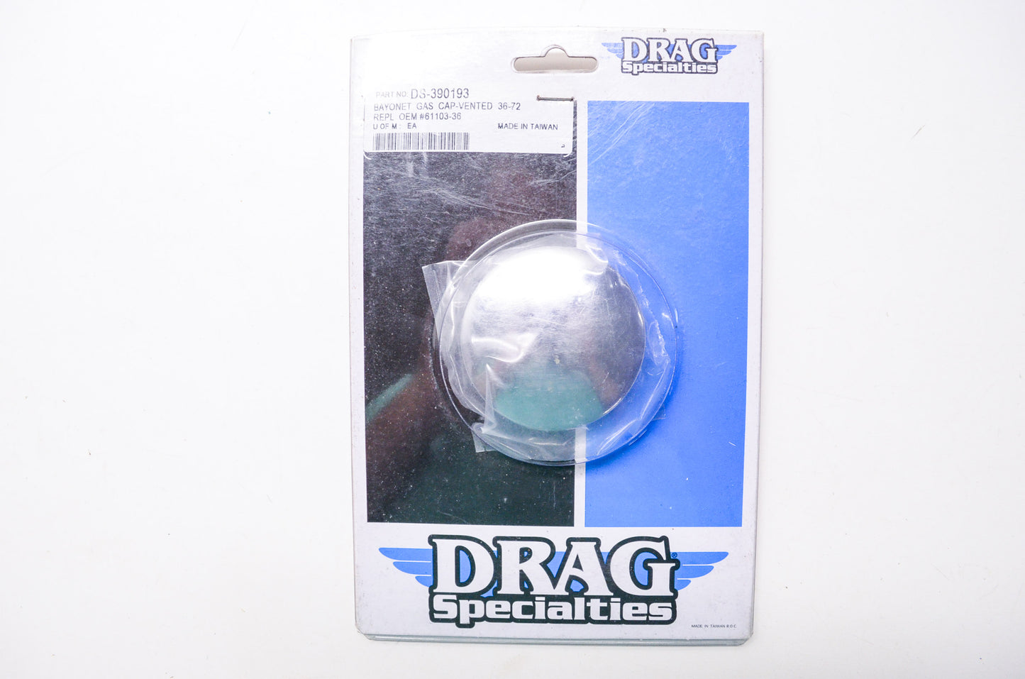 New Drag Specialties Bayonet Vented Gas Cap Harley Davidson NOS