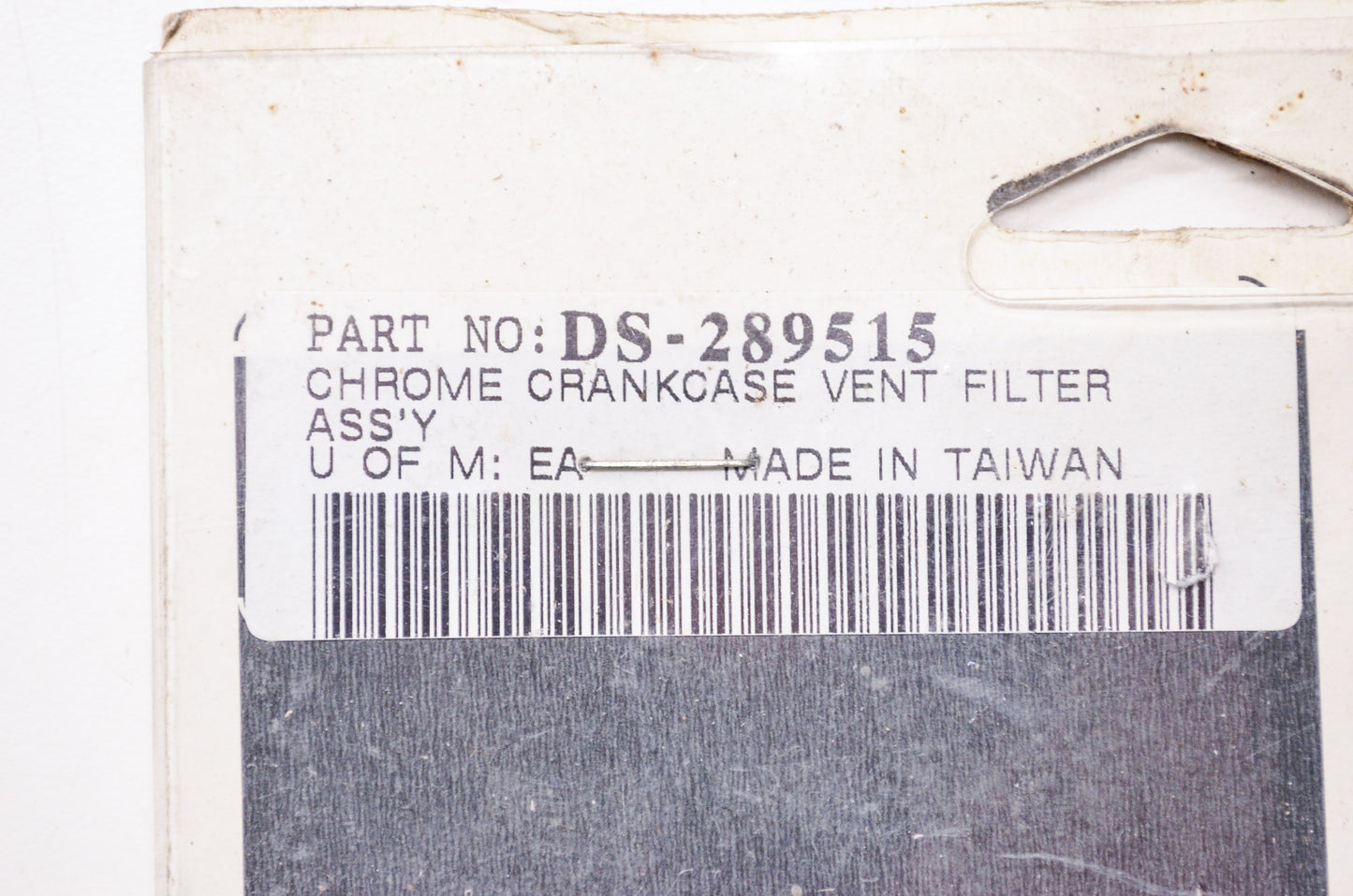 New Drag Specialties Chrome Crankcase Vent Filter Assembly Harley Davidson NOS