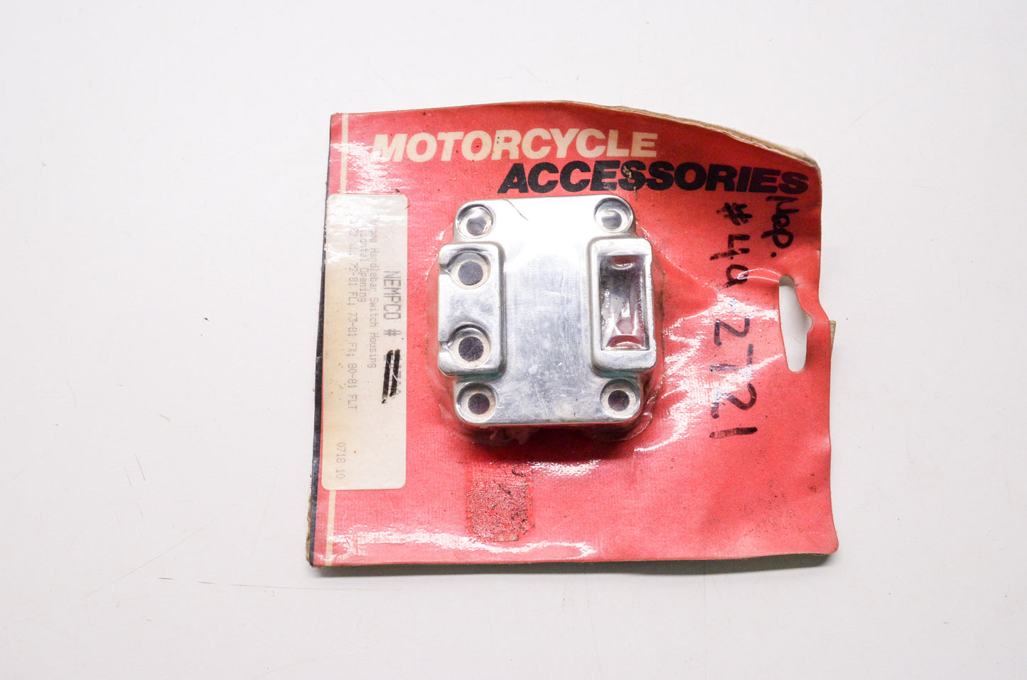 New Motorcycle Accessories Chrome Handlebar Switch Housing Harley Davidson NOS