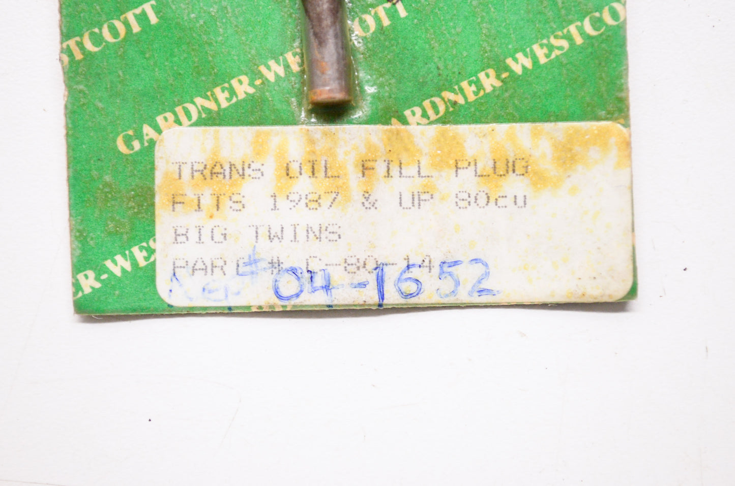 Transmission Oil Fill Plug Big Twin NOS