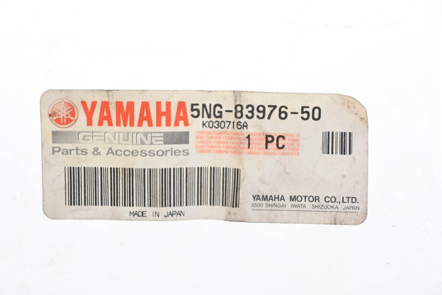 New OEM Yamaha 5NG-83976-50-00 Headlight Switch NOS