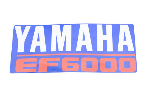 New OEM Yamaha 7LV-24161-10-00 EF6000 Emblem Decal NOS