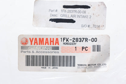 New OEM Yamaha 1FK-2837R-00-00 Air Intake #2 Grill NOS