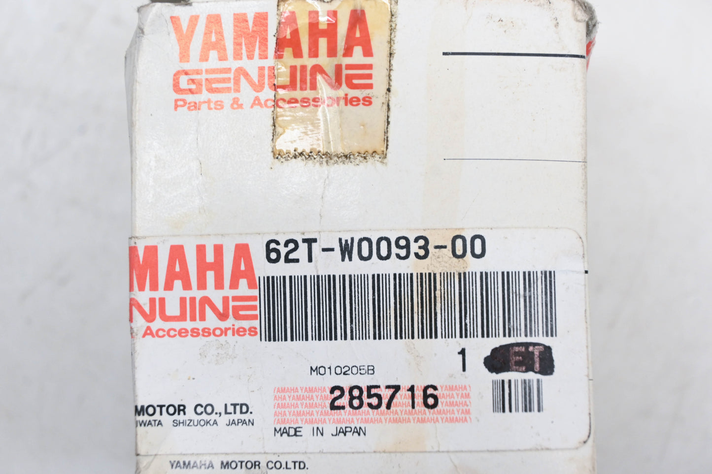 New OEM Yamaha 62T-W0093-00-00 Carburetor Repair Kit NOS