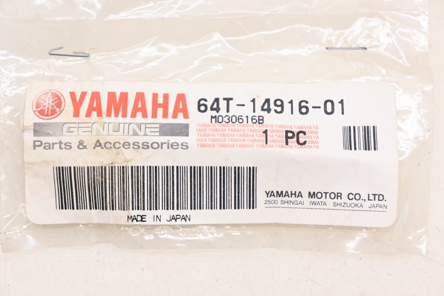 New OEM Yamaha 64T-14916-01-00 Carburetor Needle Valve & Seat NOS