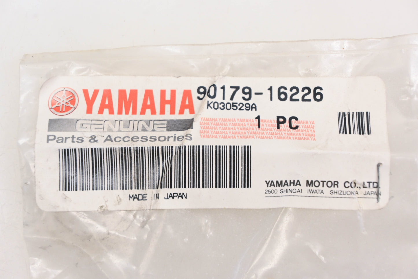 New OEM Yamaha 90179-16226-00 Special Shape Nut NOS