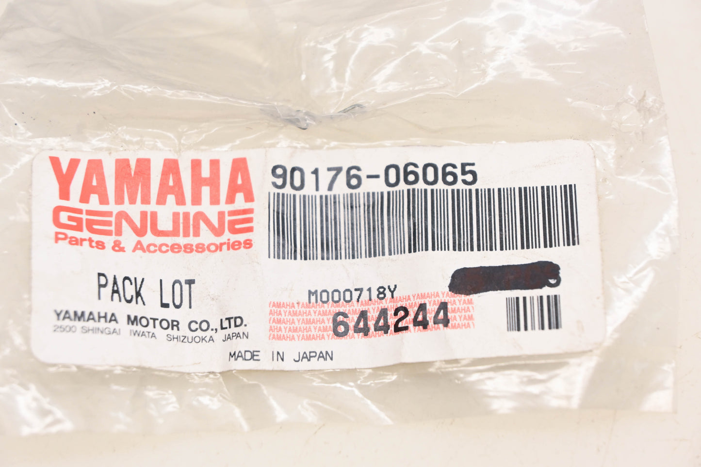 New OEM Yamaha 90176-06065-00 Black Crown Nut NOS
