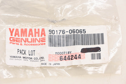 New OEM Yamaha 90176-06065-00 Black Crown Nut NOS