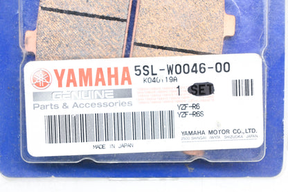 New OEM Yamaha 5SL-W0046-00-00 Brake Pad Kit NOS
