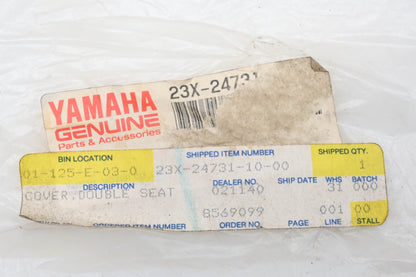 New OEM Yamaha 23X-24731-10-00 Red Double Seat Cover NOS