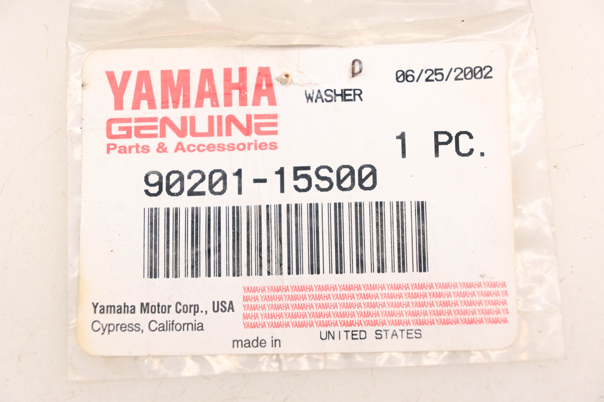 New OEM Yamaha 90201-15S00-00 Washers Qty 2 NOS