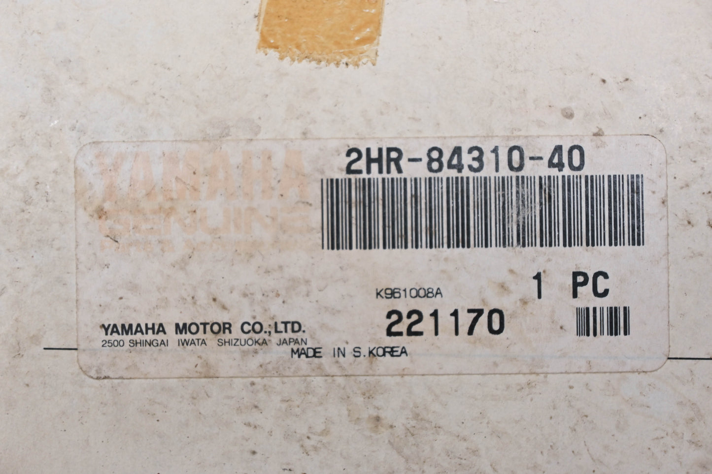 New OEM Yamaha 2HR-84310-40-00 Headlight Assembly NOS