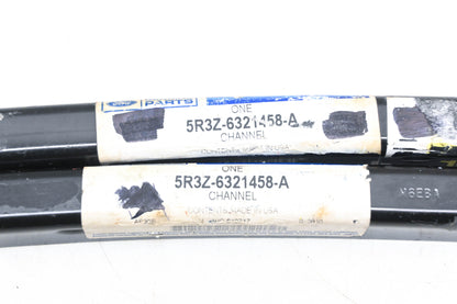 New OEM Ford 5R3Z-6321458-A Front Left And Right Door Glass Channels NOS