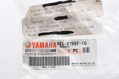 New OEM Yamaha 5EL-21597-10-00 Front Fender Lefthand Wire Holder NOS