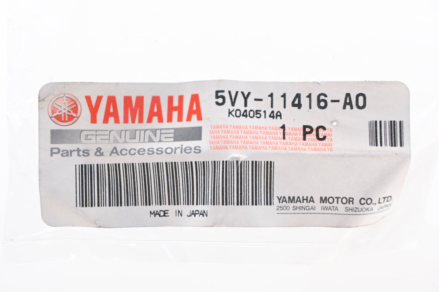 New OEM Yamaha 5VY-11416-A0-00 White Plane Bearings NOS