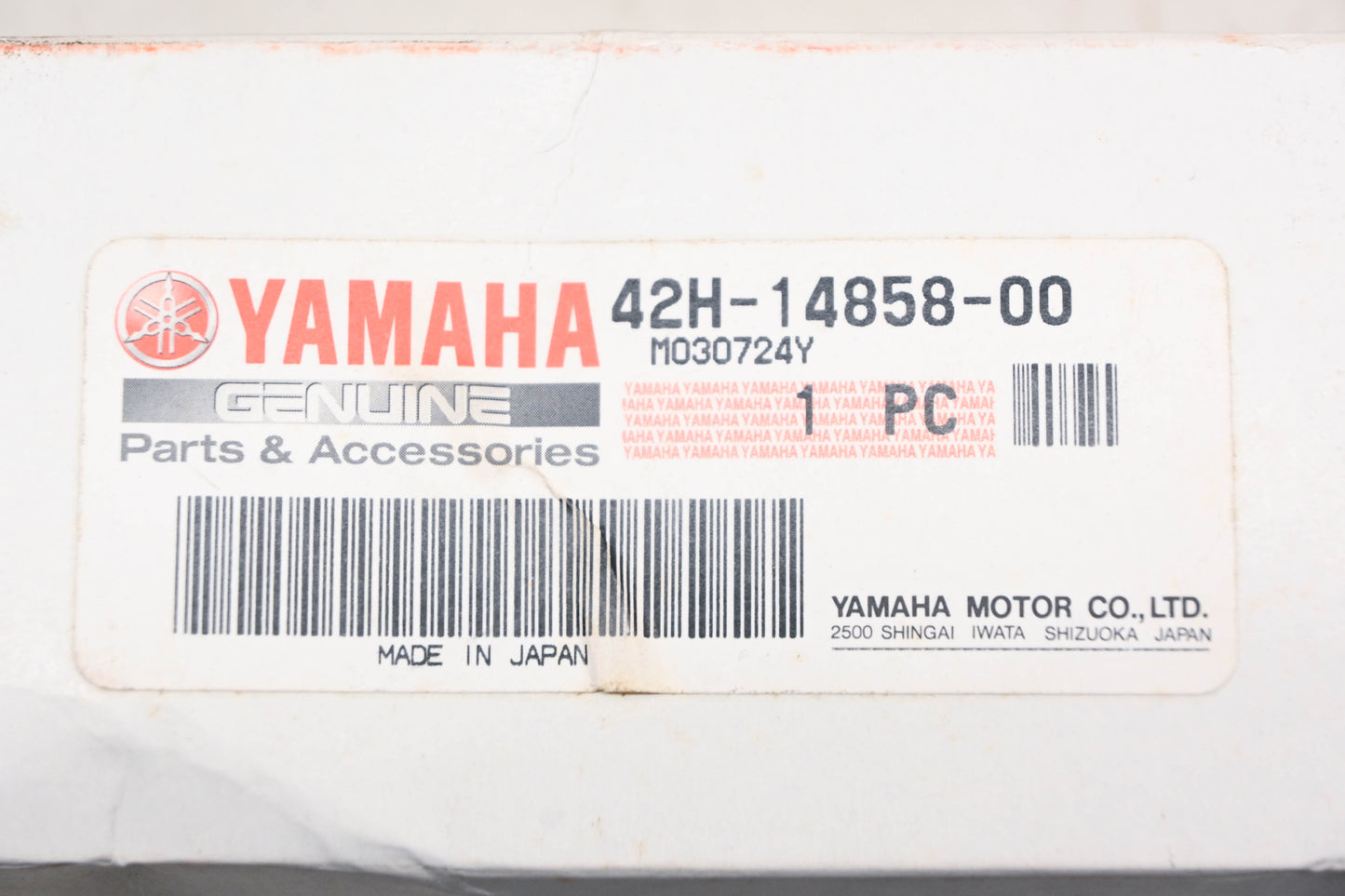 New OEM Yamaha 42H-14858-00-00 Air Filter Case Cap NOS