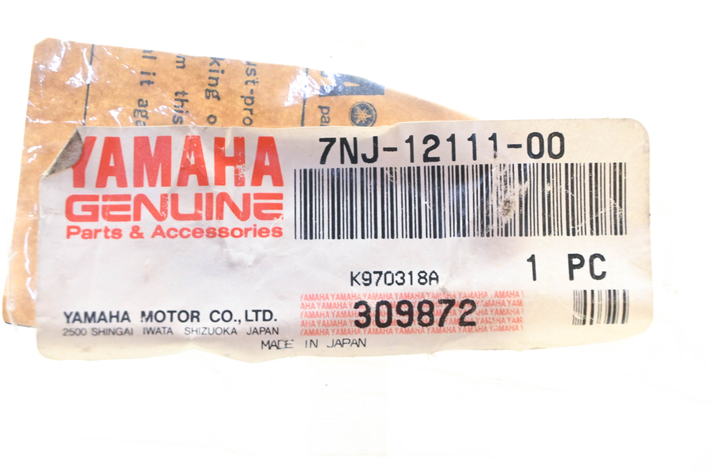 New OEM Yamaha 7NJ-12111-00-00 Intake Valve NOS