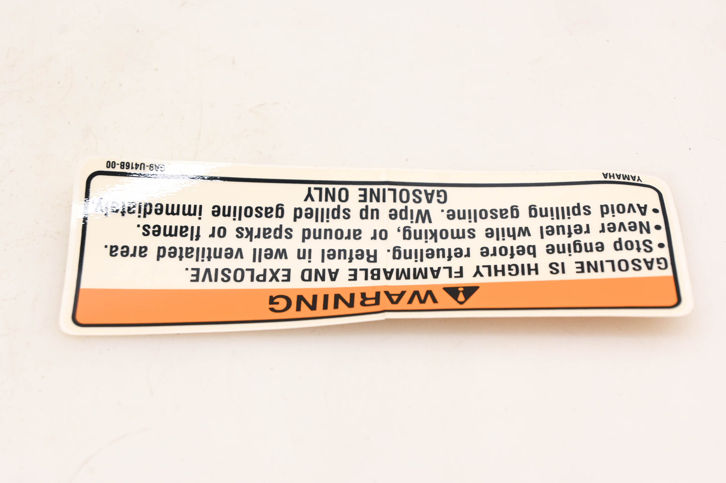 New OEM Yamaha GA9-U416B-00-00 Warning Label Decal NOS