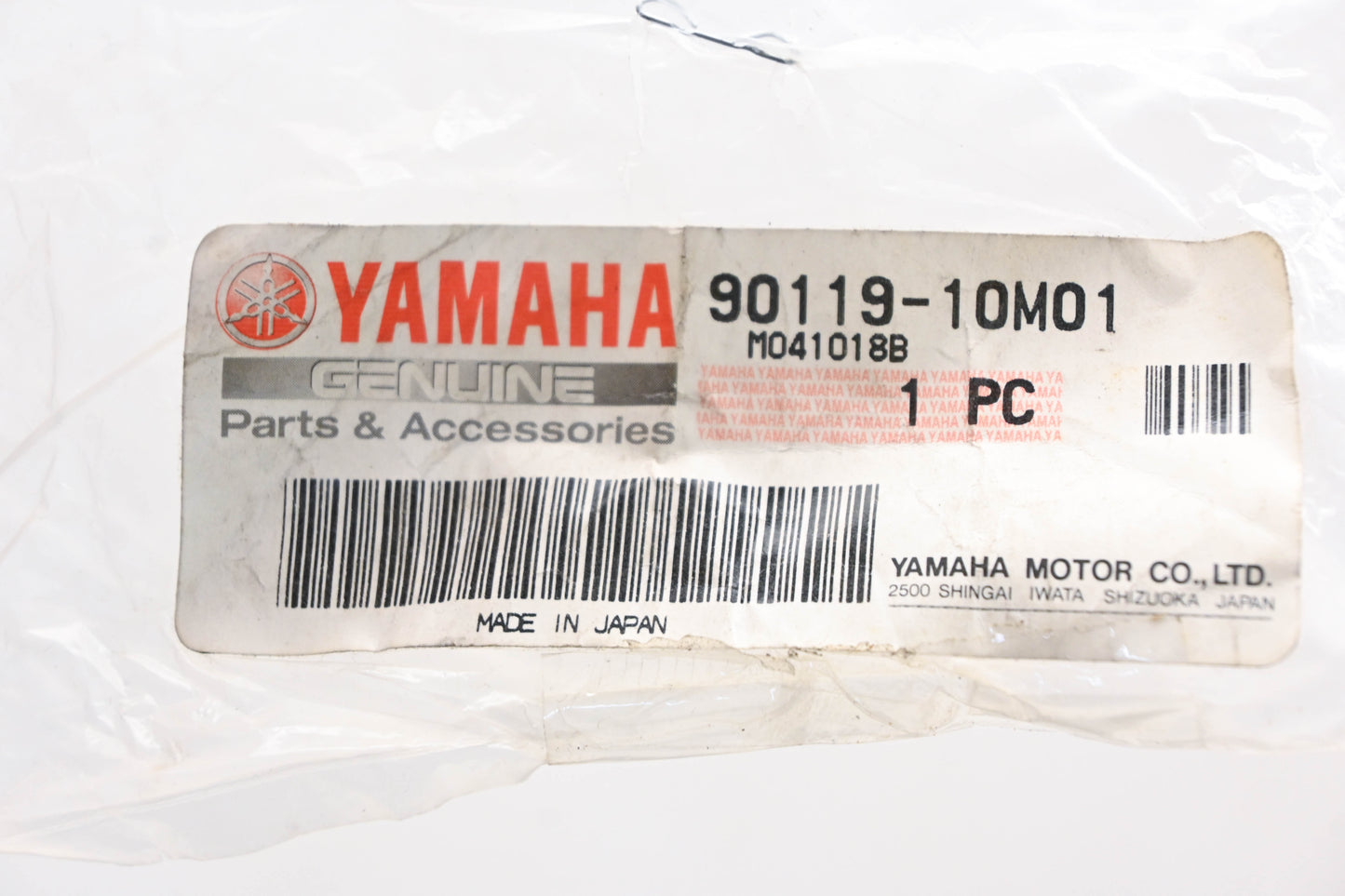 New OEM Yamaha 90119-10M01-00 Hex Bolt & Washer NOS