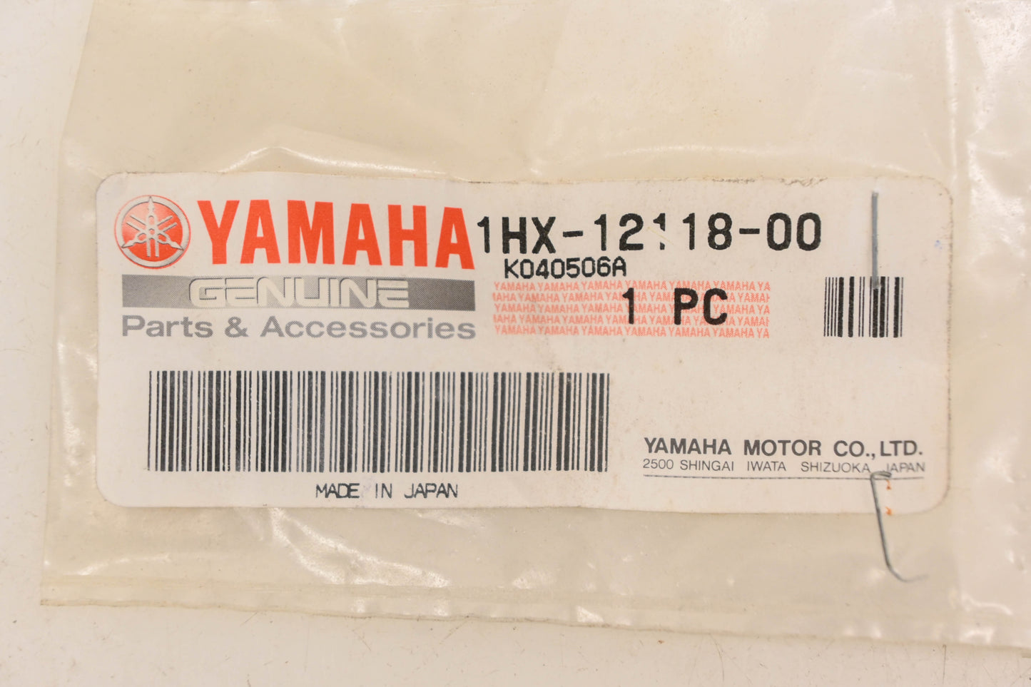 New OEM Yamaha 1HX-12118-00-00 Valve Cotter NOS