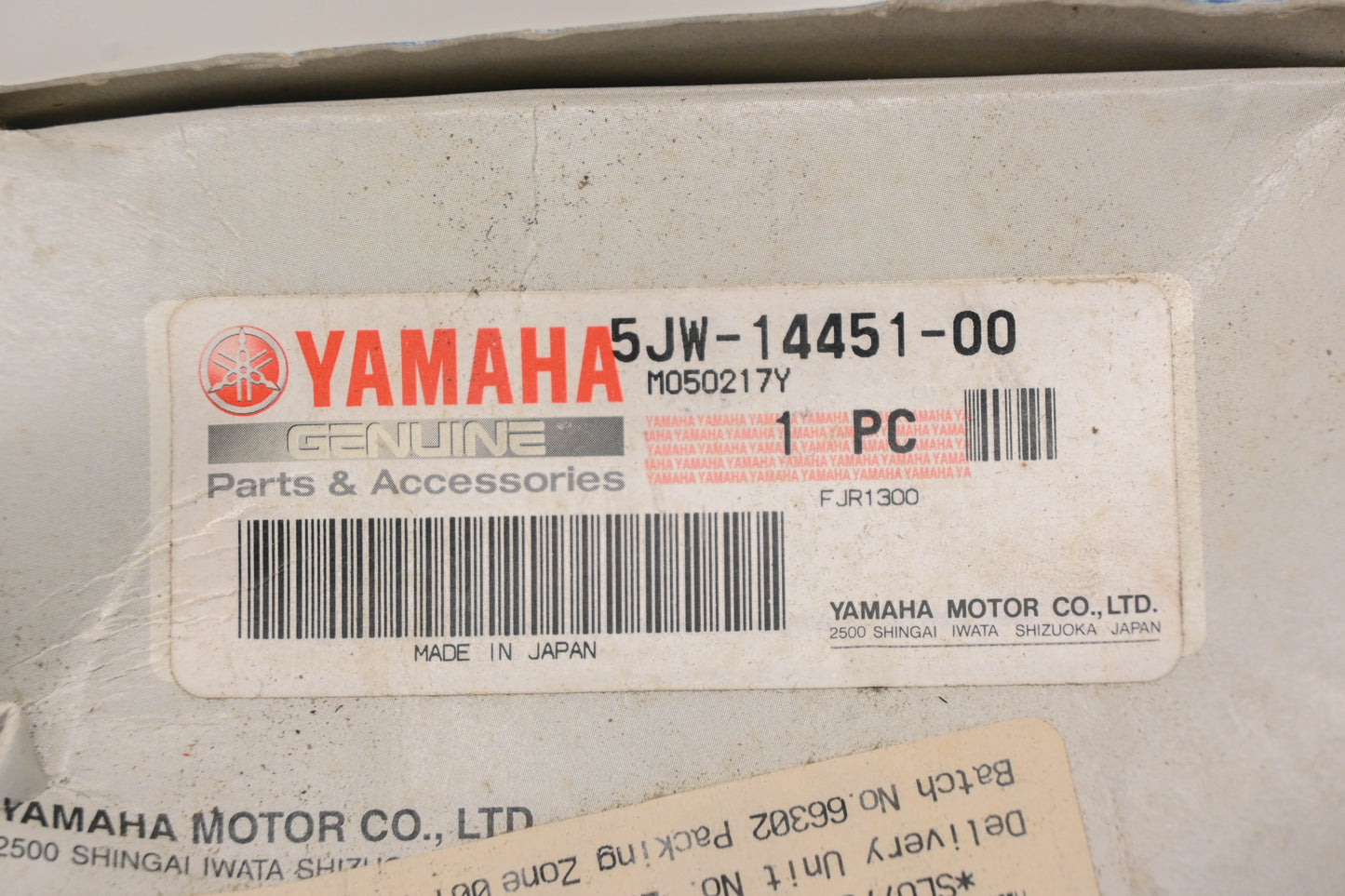 New OEM Yamaha 5JW-14451-00-00 Air Cleaner Element NOS