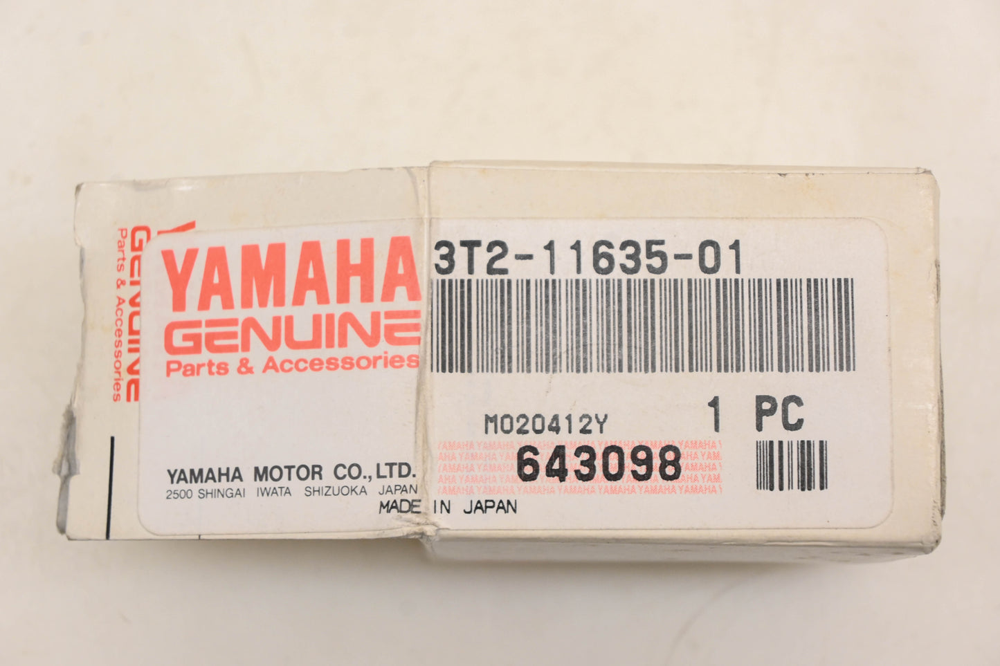 New OEM Yamaha 3T2-11635-01-00 Piston .25mm O/S NOS