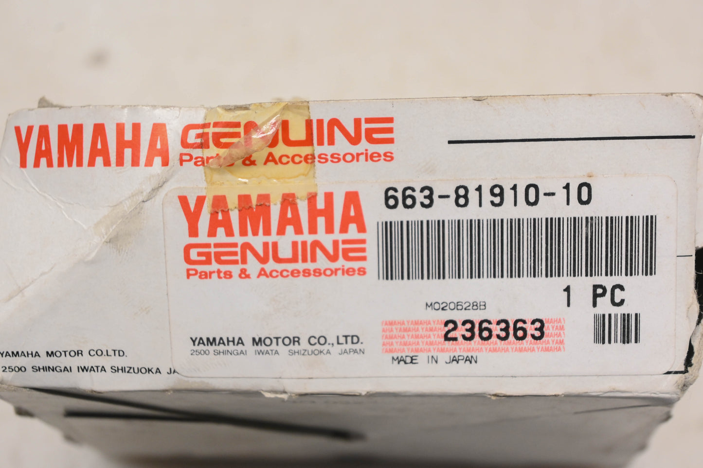 New OEM Yamaha 663-81910-10-00 TRIZ-32 Voltage Regulator 12vac Assembly NOS