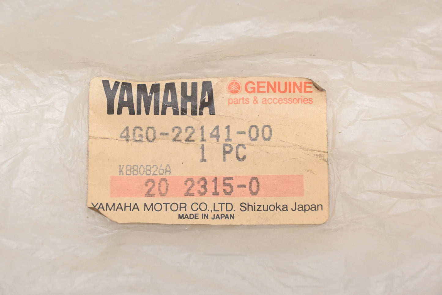 New OEM Yamaha 4G0-22141-00-00 Pivot Shaft NOS