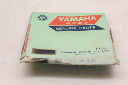 New OEM Yamaha 322-11611-20-00 Piston Ring NOS