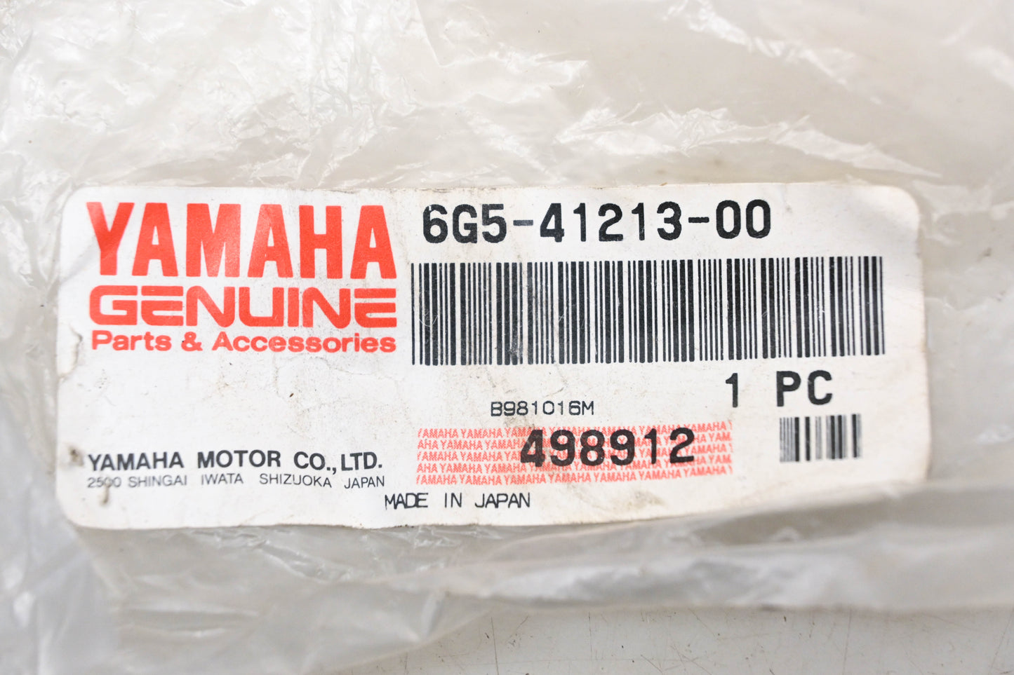 New OEM Yamaha 6G5-41213-00-00 Accelerator Cam NOS
