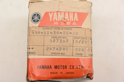 New OEM Yamaha 598-11638-00-00 Piston 1.00mm O/S NOS