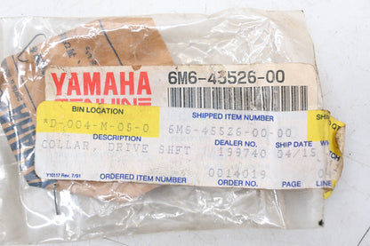 New OEM Yamaha 6M6-45526-00-00 Driveshaft Collar NOS